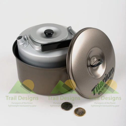 Evernew Titanium Non-Stick 1.3L Pot (ECA423) - Image 3