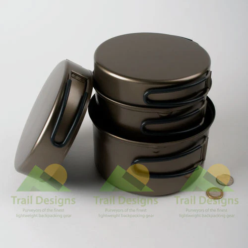 Evernew Titanium Non-Stick1300ml Pot Set (ECA418) - Image 3