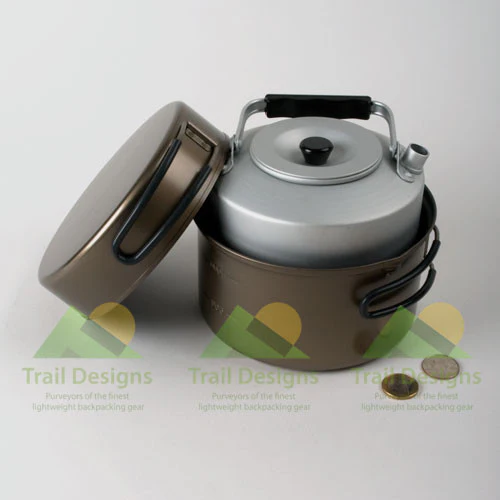 Evernew Titanium Non-Stick1300ml Pot Set (ECA418) - Image 5