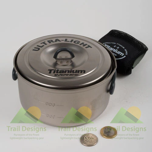 Evernew Titanium Ultra Light .9L Pot (ECA252) - Image 10