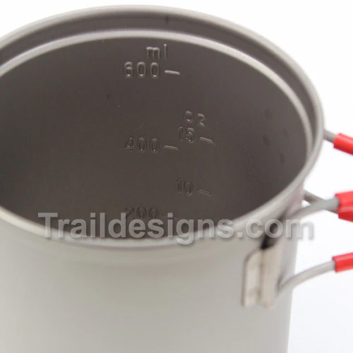 Evernew Titanium Ultra Light Deep Pot 640ml (ECA264) - Image 4